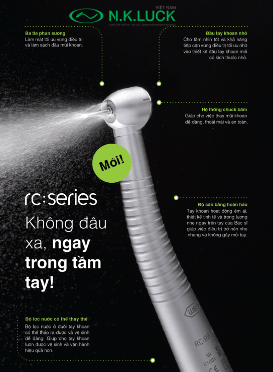 Tay khoan RC - chất lượng từ bên trong sản phẩm. Tay khoan RC - chất lượng từ bên trong sản phẩm.