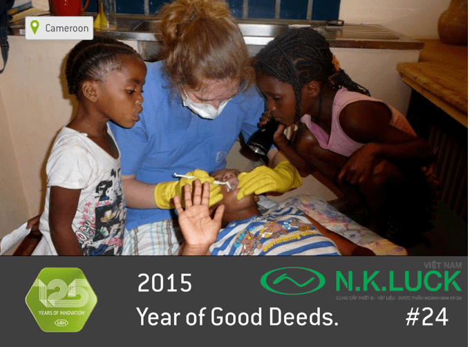 Kết hợp với một Phòng Khám Nha Khoa ở Cameroon để cung cấp cho các nha sĩ có tầm nhìn tốt hơn khi khám chữa bệnh. Kết hợp với một Phòng Khám Nha Khoa ở Cameroon để cung cấp cho các nha sĩ có tầm nhìn tốt hơn khi khám chữa bệnh.