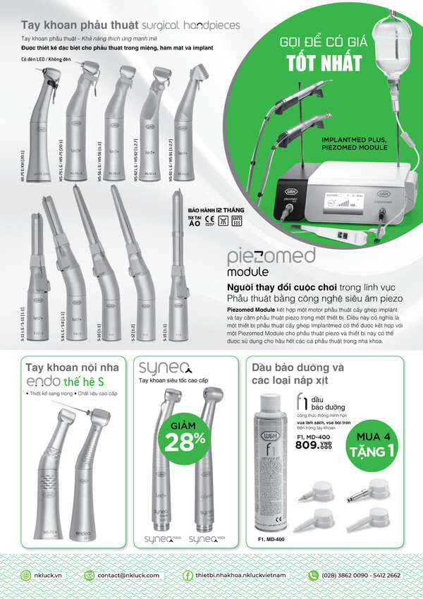 Nếu bạn đang tìm kiếm một đơn vị chuyên cung cấp thiết bị nha khoa hiện đại, nhập khẩu từ các thương hiệu nổi tiếng trên toàn thế giới, hãy đến với N.K.LUCK
