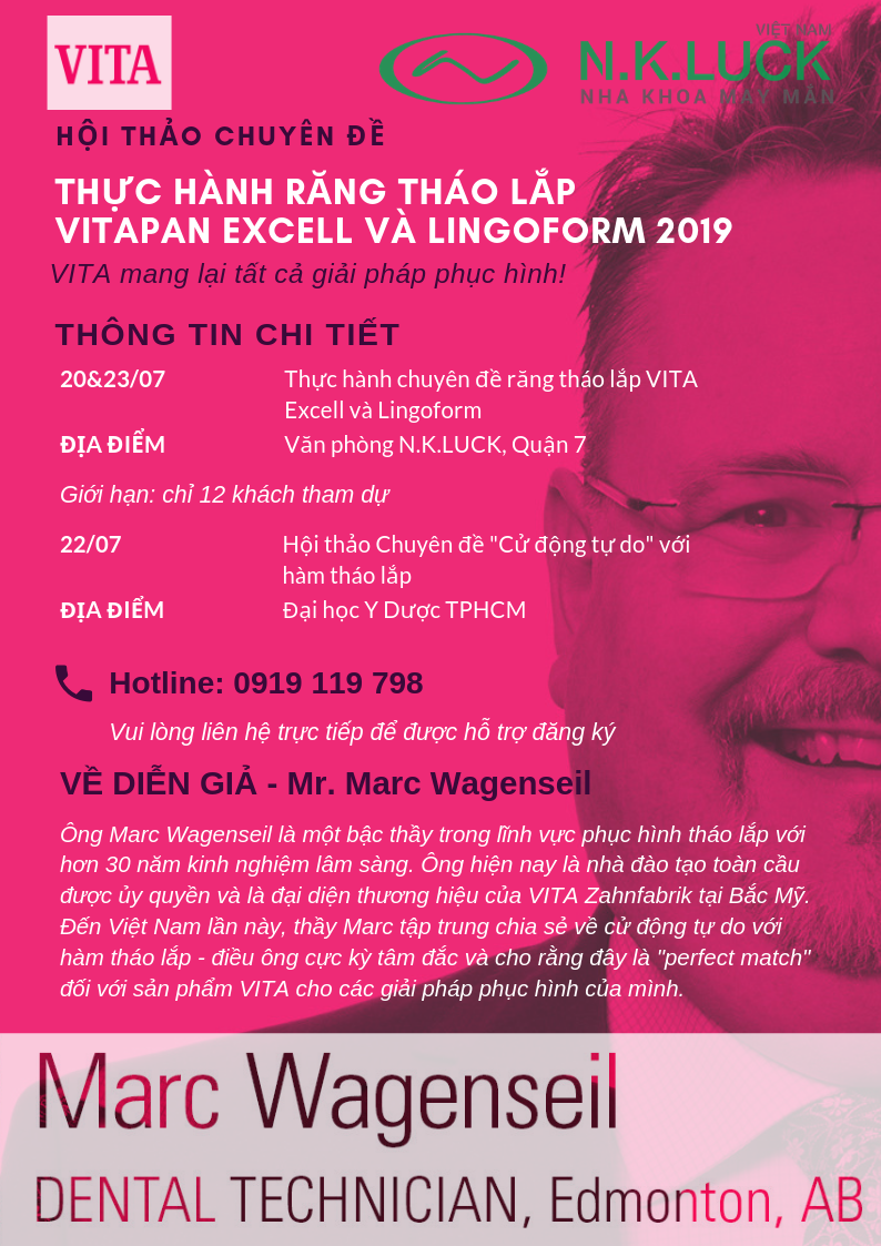 Hội thảo chuyên đề - Thực hành tháo lắp VITAPAN EXCELL và LINGOFORM 2019