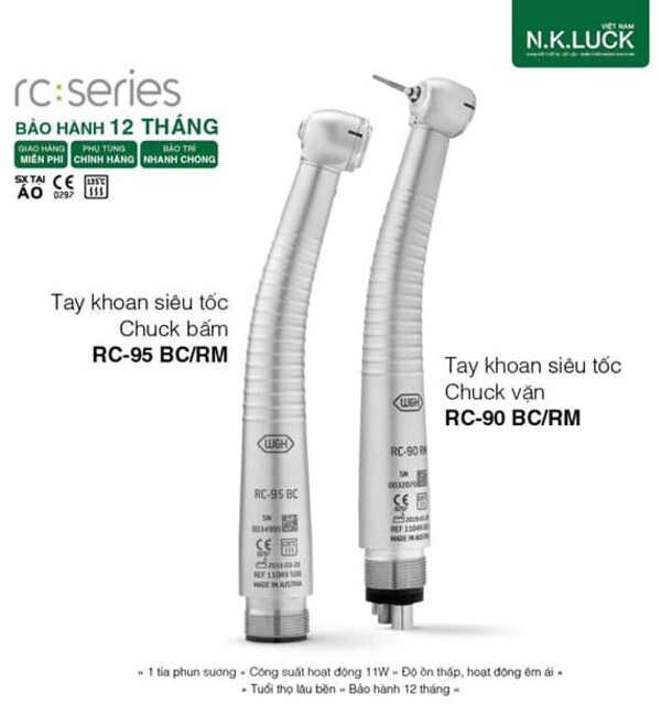 Tay khoan nhanh W&H RC-95 là một loại tay khoan nha khoa được sản xuất bởi W&H