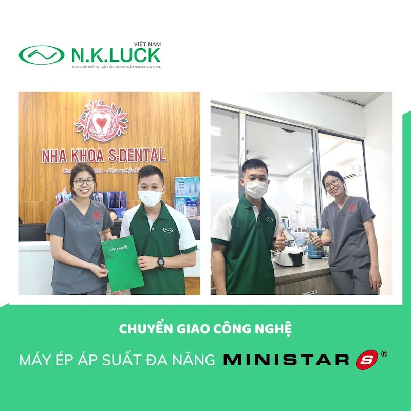 N.K.LUCK đã chuyển giao công nghệ thành công máy ép áp suất đa năng MiniStar-S