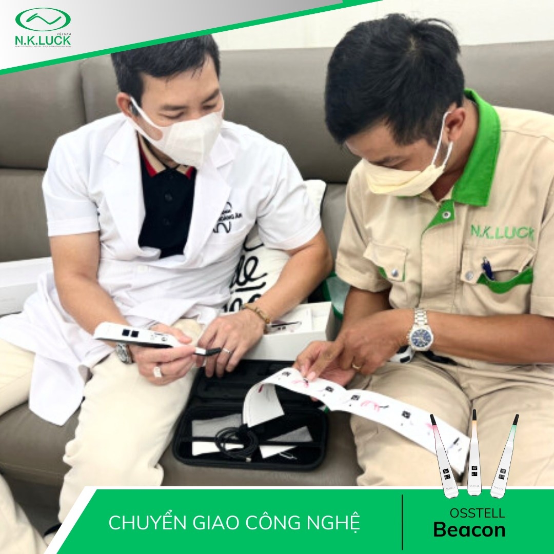 Chuyển giao công nghệ Thiết bị đo độ vững ổn implant Osstell Beacon cho Nha khoa thẩm mỹ Hoàng Ân